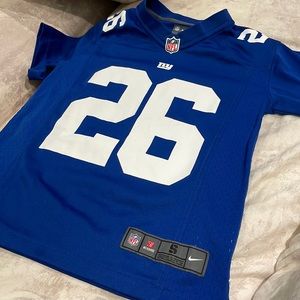 Authentic NFL Giants Barkley youth jersey